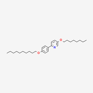 2-[4-(Decyloxy)phenyl]-5-(octyloxy)pyridine