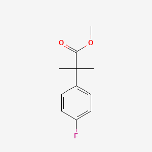molecular formula C11H13FO2 B1428464 2-(4-氟苯基)-2-甲基丙酸甲酯 CAS No. 476429-17-1