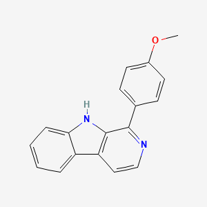 9H-Pyrido[3,4-b]indole, 1-(4-methoxyphenyl)-