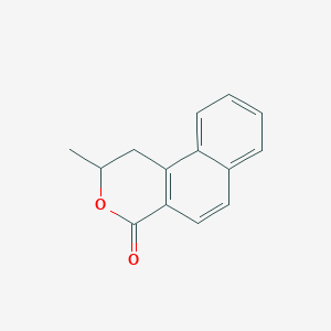 molecular formula C14H12O2 B14284660 2-Methyl-1,2-dihydro-4H-naphtho[2,1-c]pyran-4-one CAS No. 126743-63-3