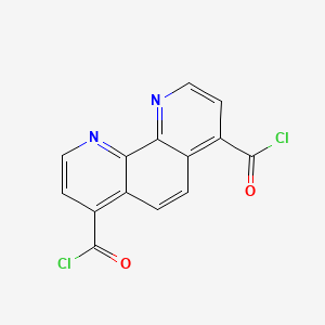 molecular formula C14H6Cl2N2O2 B14284671 1,10-Phenanthroline-4,7-dicarbonyl dichloride CAS No. 130897-90-4