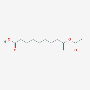 Decanoic acid, 9-(acetyloxy)-