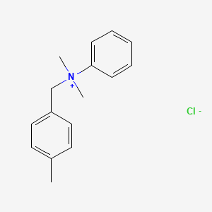 N,N-Dimethyl-N-[(4-methylphenyl)methyl]anilinium chloride