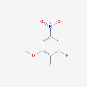 molecular formula C7H5F2NO3 B1428468 1,2-二氟-3-甲氧基-5-硝基苯 CAS No. 1235492-43-9