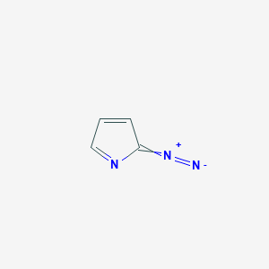 molecular formula C4H3N3 B14284709 2-Diazo-2H-pyrrole CAS No. 132501-76-9