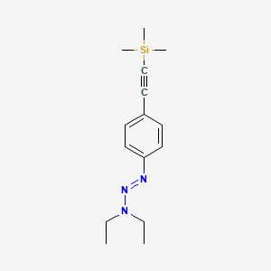 (1E)-3,3-Diethyl-1-{4-[(trimethylsilyl)ethynyl]phenyl}triaz-1-ene