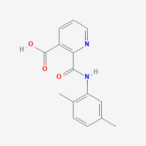 2-[(2,5-Dimethylphenyl)carbamoyl]pyridine-3-carboxylic acid