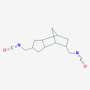 molecular formula C14H18N2O2 B14284749 2,5-Bis(isocyanatomethyl)octahydro-1H-4,7-methanoindene CAS No. 135540-90-8