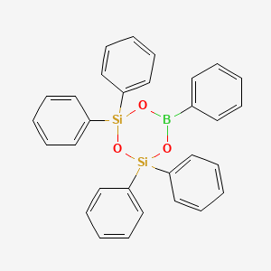 2,2,4,4,6-Pentaphenyl-1,3,5,2,4,6-trioxadisilaborinane