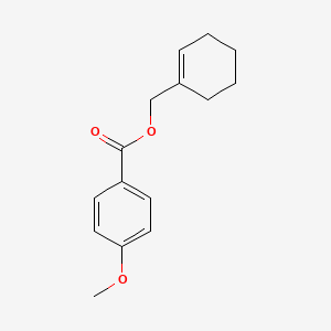 Benzoic acid, 4-methoxy-, 1-cyclohexen-1-ylmethyl ester