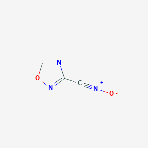 molecular formula C3HN3O2 B14284865 1,2,4-Oxadiazole-3-carbonitrile oxide CAS No. 140845-40-5