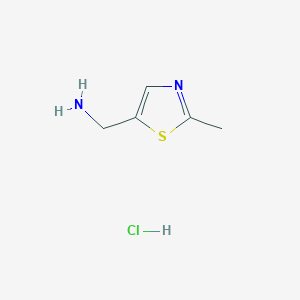 B1428489 (2-Methylthiazol-5-yl)methanamine hydrochloride CAS No. 1072806-59-7