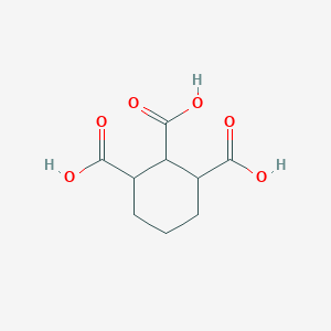 molecular formula C9H12O6 B14284898 Cyclohexane-1,2,3-tricarboxylic acid CAS No. 141805-83-6