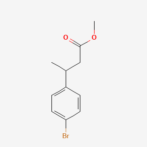 molecular formula C11H13BrO2 B1428492 甲基3-(4-溴苯基)丁酸酯 CAS No. 1021735-42-1