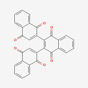 2,3-bis(1,4-dioxonaphthalen-2-yl)naphthalene-1,4-dione