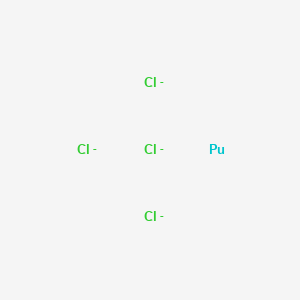 molecular formula Cl4Pu-4 B14284931 Plutonium;tetrachloride CAS No. 161280-01-9