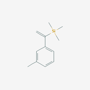 molecular formula C12H18Si B14284947 Silane, trimethyl[1-(3-methylphenyl)ethenyl]- CAS No. 120093-92-7