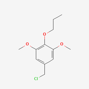 5-(Chloromethyl)-1,3-dimethoxy-2-propoxybenzene