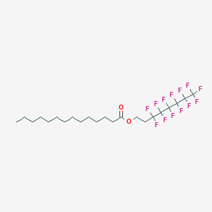 molecular formula C22H31F13O2 B14284960 3,3,4,4,5,5,6,6,7,7,8,8,8-Tridecafluorooctyl tetradecanoate CAS No. 138762-92-2