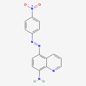 8-Quinolinamine, 5-[(4-nitrophenyl)azo]-