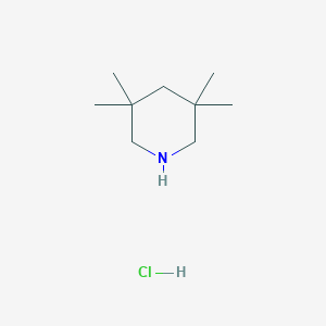 molecular formula C9H20ClN B1428498 3,3,5,5-Tetramethylpiperidine hydrochloride CAS No. 792915-19-6