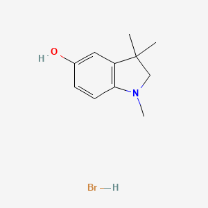 1,3,3-trimethyl-2H-indol-5-ol;hydrobromide