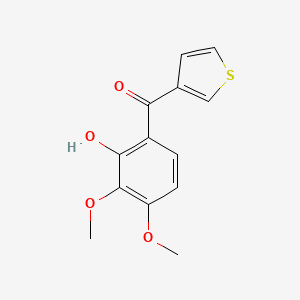 (2-Hydroxy-3,4-dimethoxyphenyl)(thiophen-3-yl)methanone