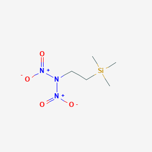 molecular formula C5H13N3O4Si B14285020 N-nitro-N-(2-trimethylsilylethyl)nitramide CAS No. 136398-41-9