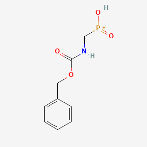 Carbamic acid, [(hydroxyphosphinyl)methyl]-, phenylmethyl ester