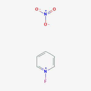 molecular formula C5H5FN2O3 B14285041 1-Fluoropyridin-1-ium nitrate CAS No. 137914-44-4