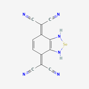 2,2'-(1,3-Dihydro-2,1,3-benzoselenadiazole-4,7-diylidene)dipropanedinitrile