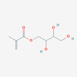 molecular formula C8H14O5 B14285078 2,3,4-Trihydroxybutyl 2-methylprop-2-enoate CAS No. 138149-51-6