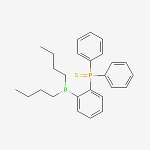 molecular formula C26H32BPS B14285124 [2-(Dibutylboranyl)phenyl](diphenyl)sulfanylidene-lambda~5~-phosphane CAS No. 138193-40-5