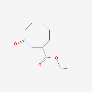 Cyclooctanecarboxylic acid, 3-oxo-, ethyl ester