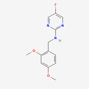 molecular formula C13H14FN3O2 B1428517 N-(2,4-二甲氧基苄基)-5-氟嘧啶-2-胺 CAS No. 1354819-21-8