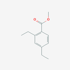 molecular formula C12H16O2 B1428525 2,4-二乙基苯甲酸甲酯 CAS No. 1147858-85-2