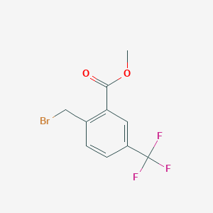 molecular formula C10H8BrF3O2 B1428528 2-(溴甲基)-5-(三氟甲基)苯甲酸甲酯 CAS No. 875895-66-2