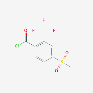 Benzoyl chloride, 4-(methylsulfonyl)-2-(trifluoromethyl)-