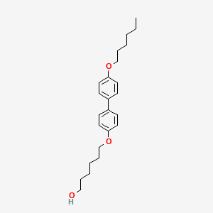 6-{[4'-(Hexyloxy)[1,1'-biphenyl]-4-yl]oxy}hexan-1-ol