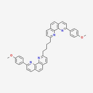 2,2'-(Butane-1,4-diyl)bis[9-(4-methoxyphenyl)-1,10-phenanthroline]