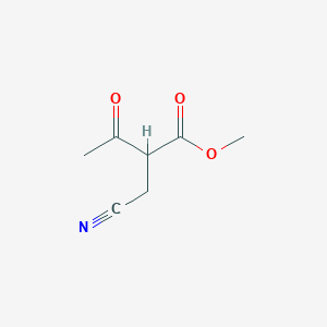 Methyl 2-(cyanomethyl)-3-oxobutanoate