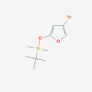 [(4-Bromofuran-2-yl)oxy](tert-butyl)dimethylsilane