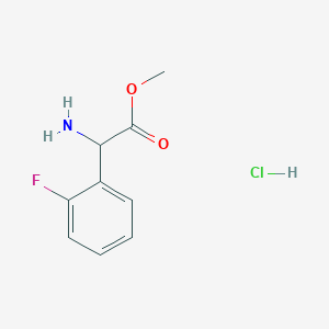 B1428553 Methyl amino(2-fluorophenyl)acetate hydrochloride CAS No. 195070-57-6