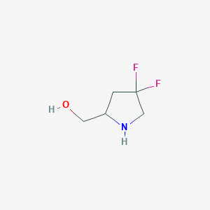 B1428556 (4,4-Difluoropyrrolidin-2-yl)methanol CAS No. 1334488-61-7