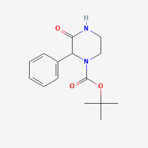 molecular formula C15H20N2O3 B1428560 叔丁基 3-氧代-2-苯基哌嗪-1-羧酸酯 CAS No. 911705-40-3