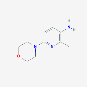 molecular formula C10H15N3O B1428565 2-甲基-6-吗啉代吡啶-3-胺 CAS No. 221159-08-6