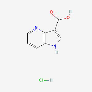 molecular formula C8H7ClN2O2 B1428567 1H-Pyrrolo[3,2-b]pyridine-3-carboxylic acid hydrochloride CAS No. 860363-17-3