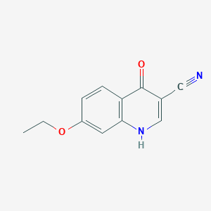 molecular formula C12H10N2O2 B142858 7-乙氧基-4-羟基喹啉-3-腈 CAS No. 214476-07-0