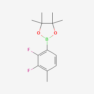 molecular formula C13H17BF2O2 B1428580 2-(2,3-二氟-4-甲苯基)-4,4,5,5-四甲基-1,3,2-二氧杂硼环丁烷 CAS No. 1116681-99-2