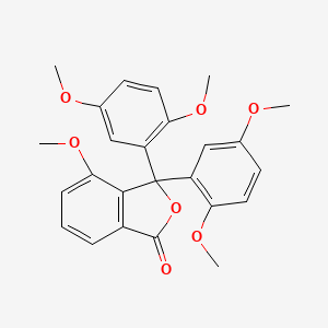 3,3-Bis(2,5-dimethoxyphenyl)-4-methoxy-2-benzofuran-1(3H)-one